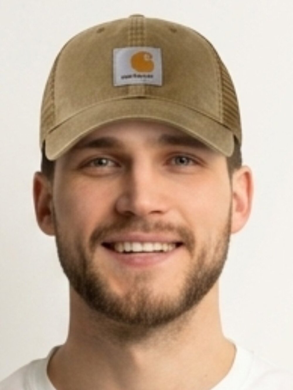 Carhartt Men's Buffalo COOLMAX Cap Medium Beige NWT Adjustable Hat Casual